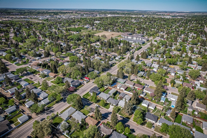 Aerial view of Adelaide/Churchill